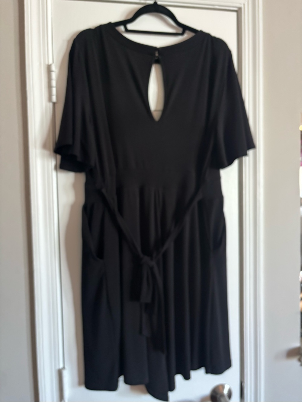 Torrid V-Neck Flutter Sleeve Romper - Picture 4 of 5